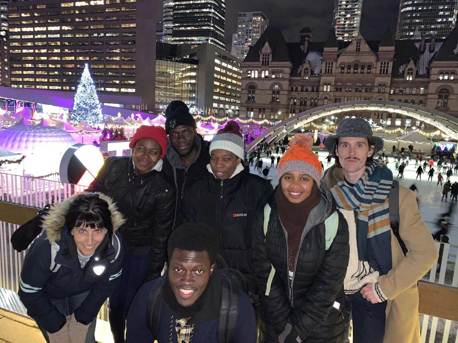 Group Photo In Downtown Toronto